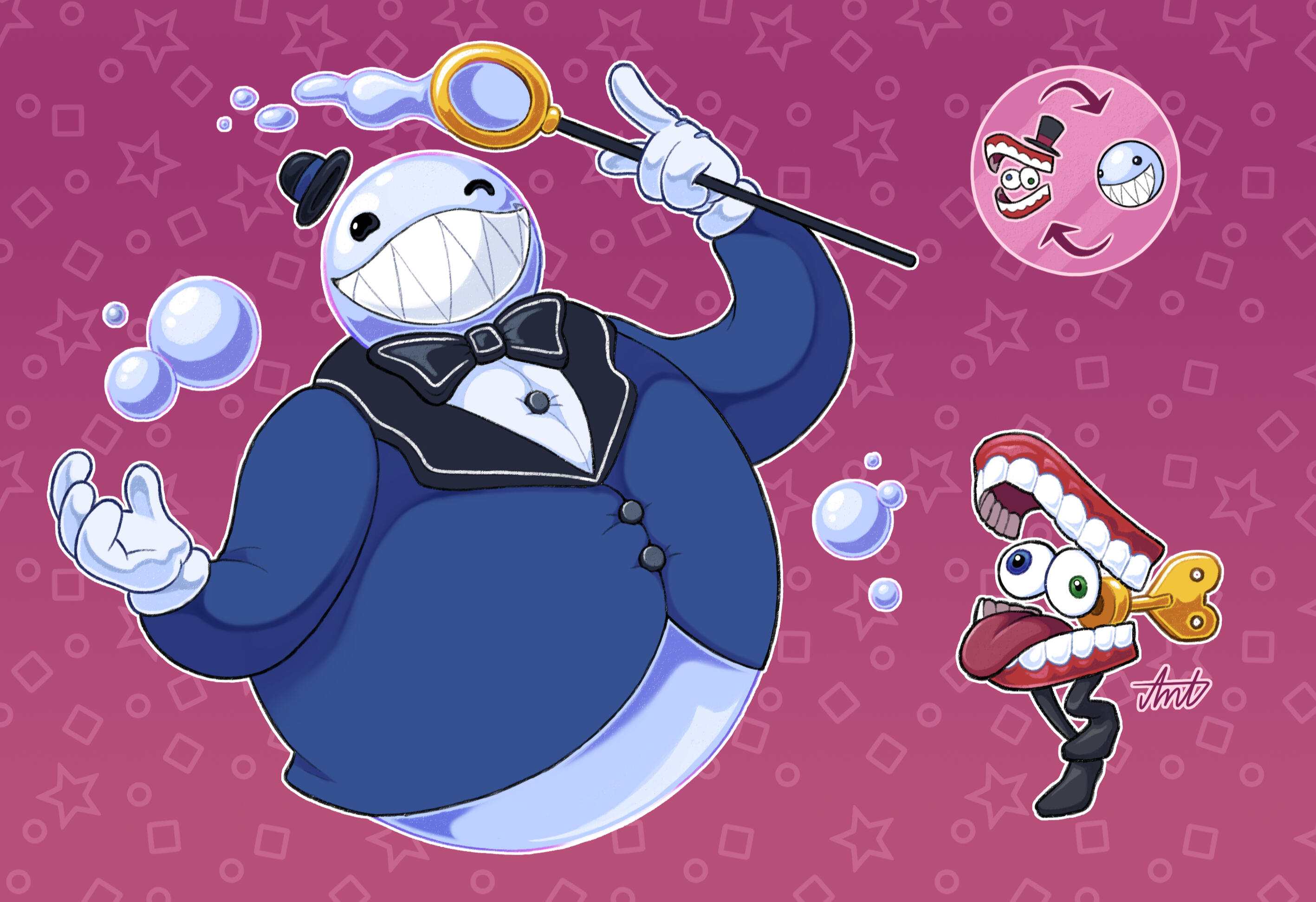 Bubble & Caine Role-Swap Designs (TADC) - 2026