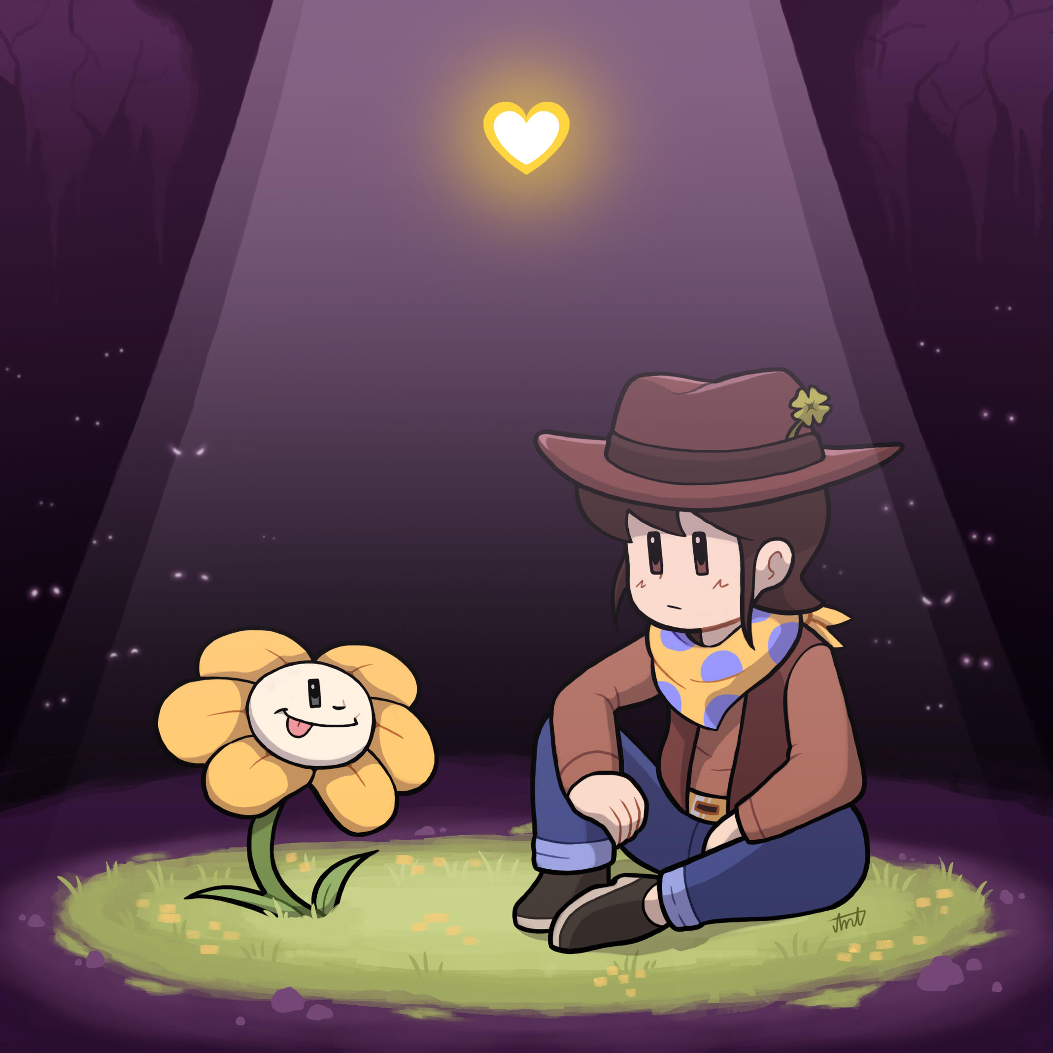 Flowey &amp; Clover (Undertale Yellow) - 2025