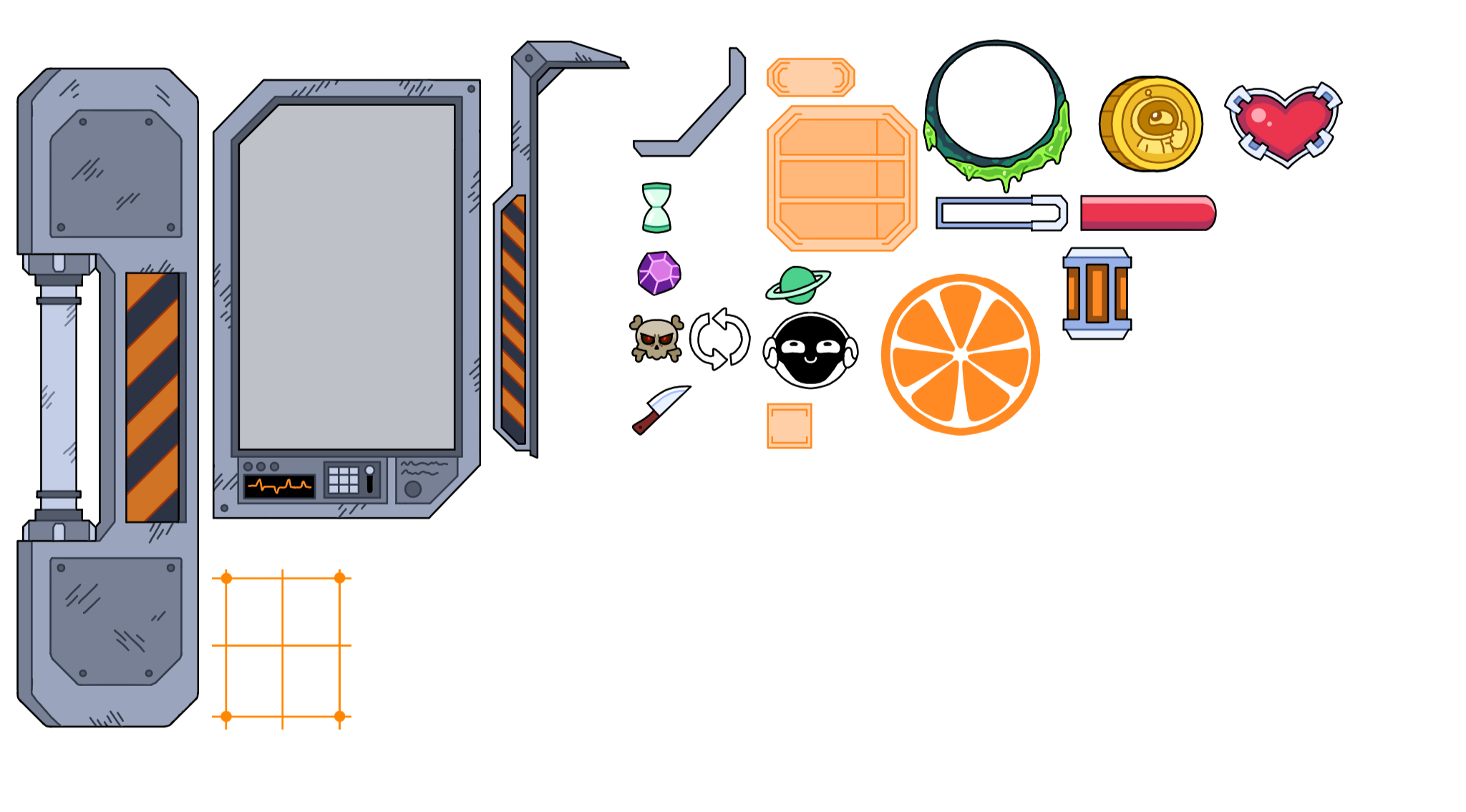 UI Elements Spritesheet - 2024