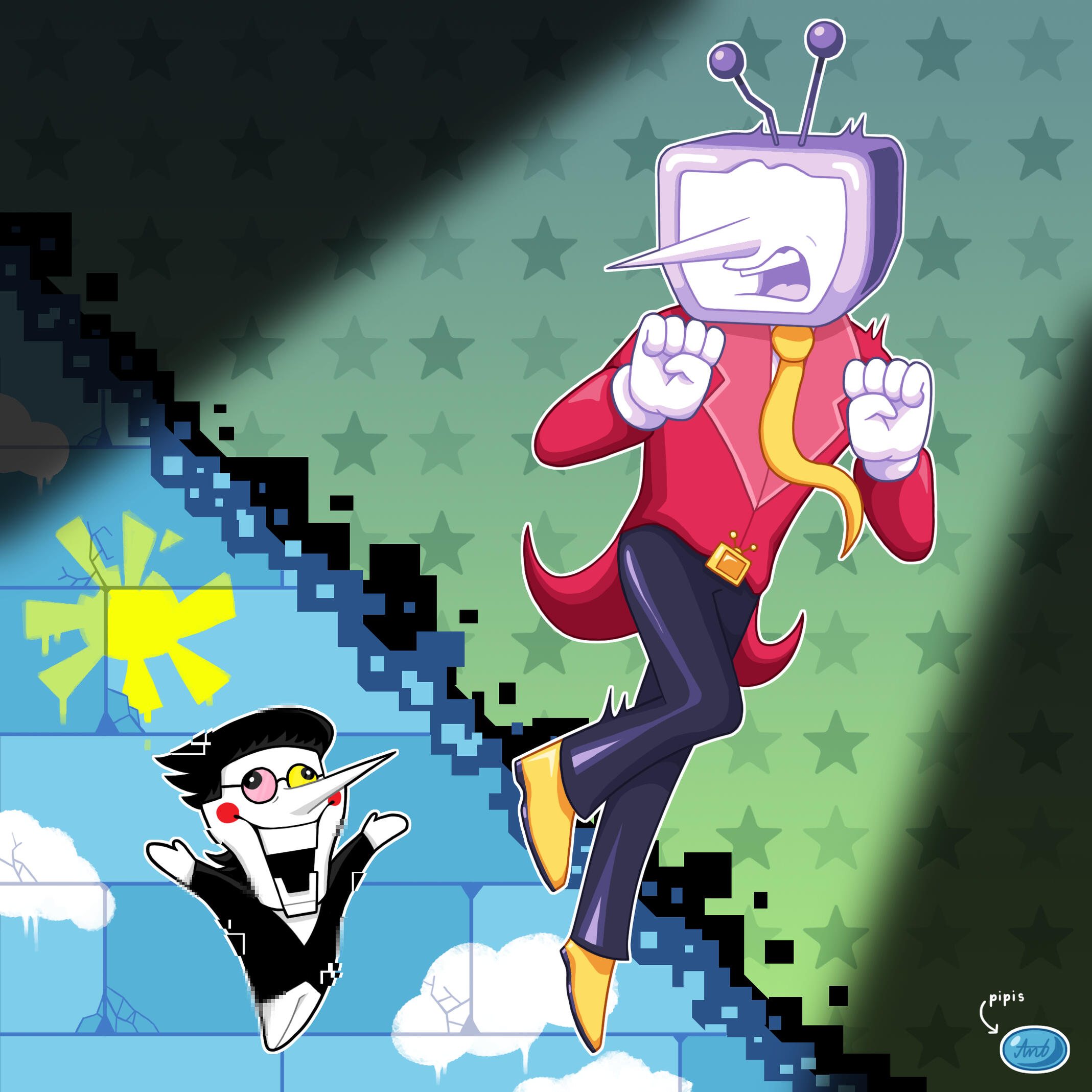 Spamton &amp; Tenna (Deltarune) - 2025